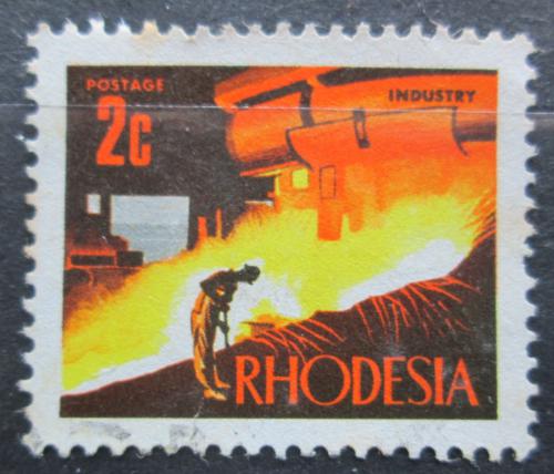 Poštová známka Rhodésia, Zimbabwe 1970 Slévárna Mi# 89 