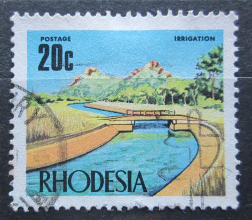 Poštová známka Rhodésia, Zimbabwe 1970 Zavlažovací kanál Mi# 97