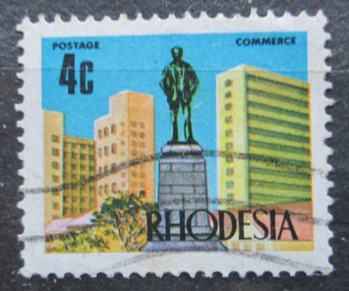 Poštová známka Rhodésia, Zimbabwe 1973 Pamätník v Salisbury Mi# 127