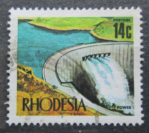 Poštová známka Rhodésia, Zimbabwe 1973 Priehrada Kariba Mi# 130