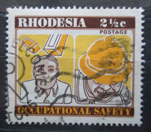 Poštová známka Rhodésia, Zimbabwe 1975 Bezpeènos� práce Mi# 166