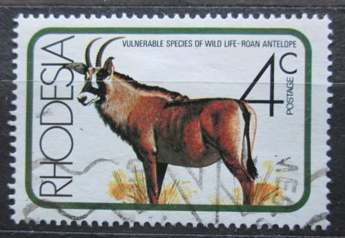 Poštová známka Rhodésia, Zimbabwe 1976 Antilopa koòská Mi# 180