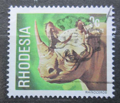 Poštová známka Rhodésia, Zimbabwe 1978 Nosorožec Mi# 211