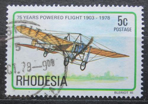 Poštová známka Rhodésia, Zimbabwe 1978 Staré letadlo Mi# 222 