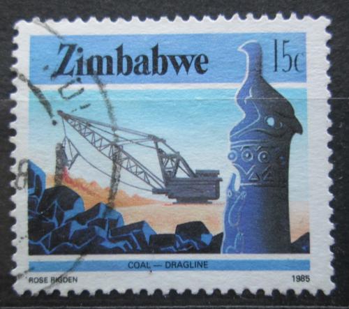 Poštová známka Zimbabwe 1985 Tìžba uhlí Mi# 317 A