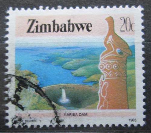 Poštová známka Zimbabwe 1985 Priehradná nádrž Kariba Mi# 320 A