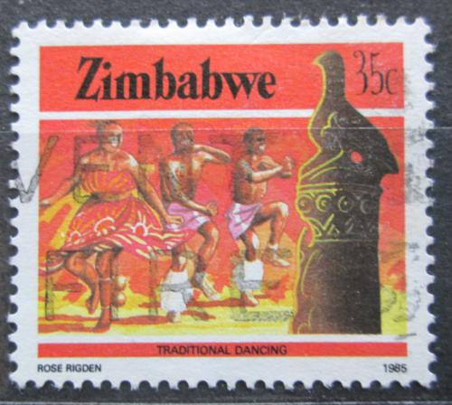 Poštová známka Zimbabwe 1985 Tradièní tanec Mi# 325 A