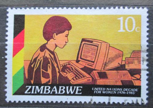 Poštová známka Zimbabwe 1985 Sekretáøka Mi# 335
