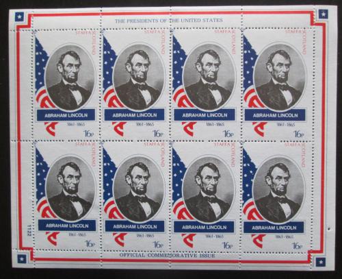 Poštové známky Staffa, Skotsko - Prezident Abraham Lincoln Mi# N/N