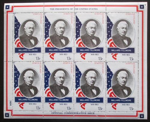 Poštové známky Staffa, Skotsko - Prezident Millard Fillmore Mi# N/N