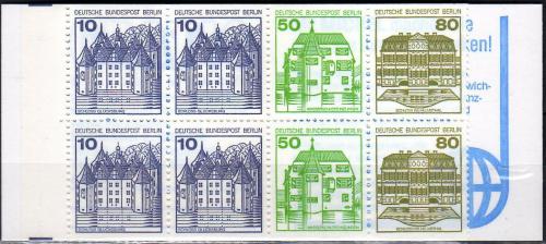 Sešitek Západní Berlín 1982 Hrady Mi# MH 13 a Kat 14.80€