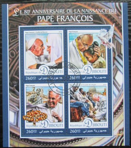 Poštové známky Džibutsko 2016 Papež František Mi# 1199-1202 Kat 10€
