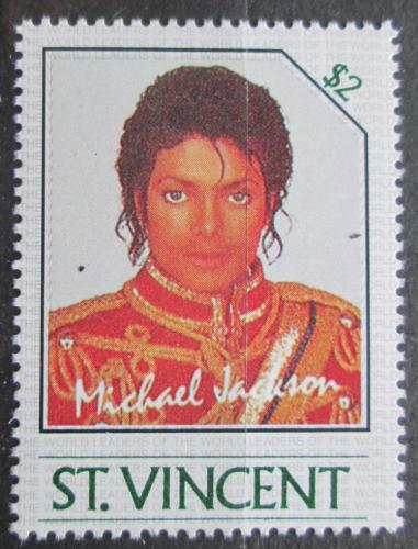 Poštová známka Svätý Vincent 1985 Michael Jackson Mi# 895