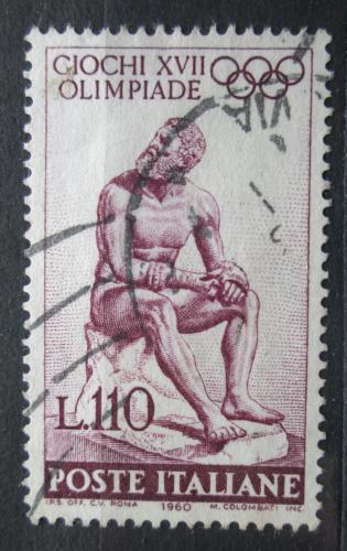 Poštová známka Taliansko 1960 LOH Øím, boxér Mi# 1070