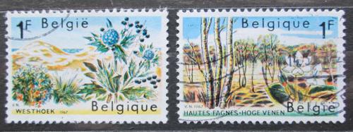 Poštové známky Belgicko 1967 Ochrana pøírody Mi# 1468-69