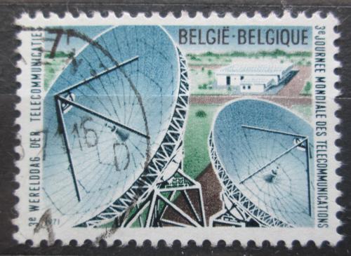 Poštová známka Belgicko 1971 Pozemní satelit Mi# 1635