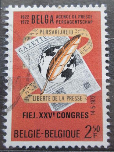 Poštová známka Belgicko 1972 Svoboda tisku Mi# 1680