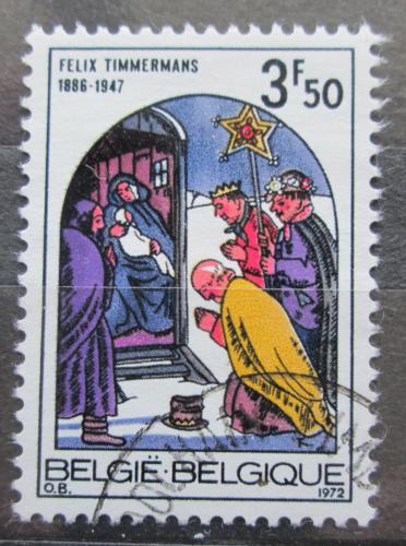 Poštová známka Belgicko 1972 Vianoce, umenie, Felix Timmermans Mi# 1705