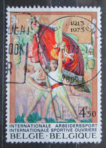 Poštová známka Belgicko 1973 Reprodukce starého plakátu Mi# 1726