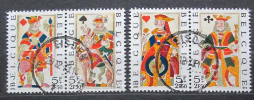 Poštové známky Belgicko 1973 Hrací karty Mi# 1746-49