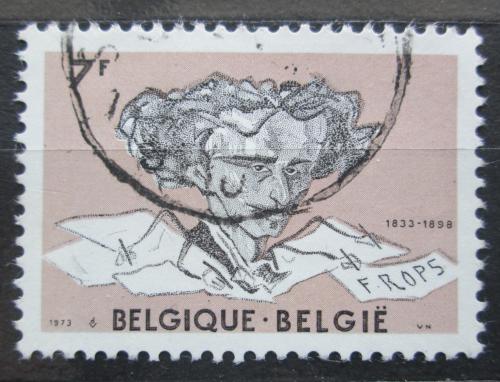 Poštová známka Belgicko 1973 Felicien Rops, malíø Mi# 1750