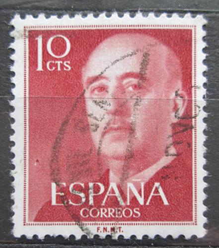 Poštová známka Španielsko 1955 Generál Franco Mi# 1040