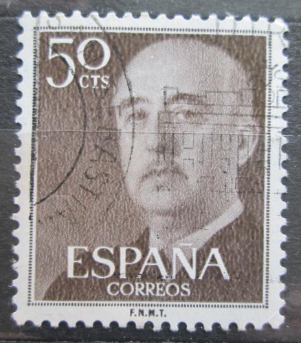 Poštová známka Španielsko 1955 Generál Franco Mi# 1046
