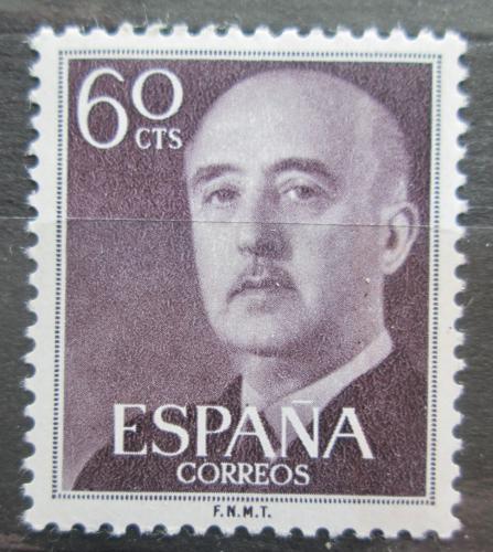 Poštová známka Španielsko 1955 Generál Franco Mi# 1047