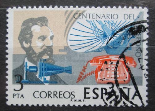 Poštová známka Španielsko 1976 Alexander Graham Bell Mi# 2204