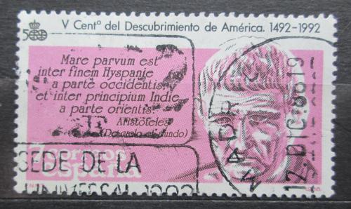 Poštová známka Španielsko 1986 Aristoteles Mi# 2743