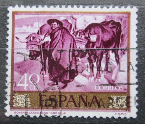 Poštová známka Španielsko 1964 Umenie, Joaquín Sorolla Mi# 1446
