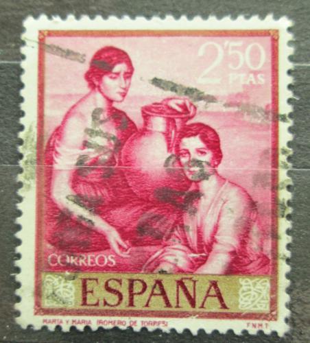 Poštová známka Španielsko 1965 Umenie, Julio Romero de Torres Mi# 1542