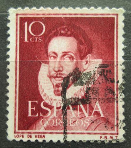 Poštová známka Španielsko 1951 Félix Lope de Vega, dramatik Mi# 995