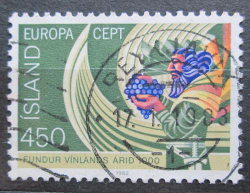 Poštová známka Island 1982 Európa CEPT, objavenie Ameriky Mi# 579