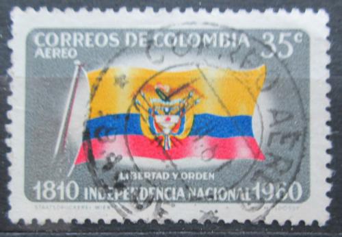 Poštová známka Kolumbia 1960 Štátna vlajka Mi# 936