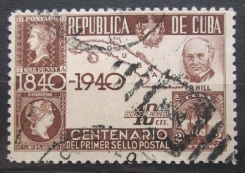 Poštová známka Kuba 1940 První známka, 100. výroèie Mi# 169 A