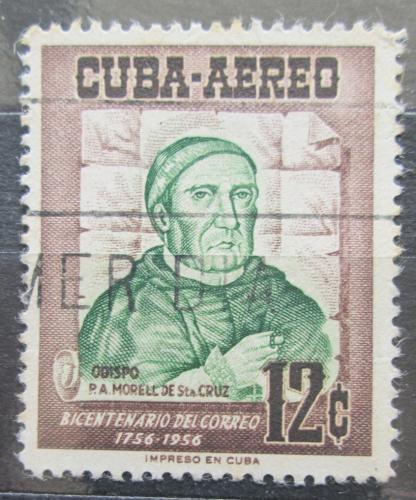 Poštová známka Kuba 1956 Biskup P. A. Moroll de Santa Cruz Mi# 483