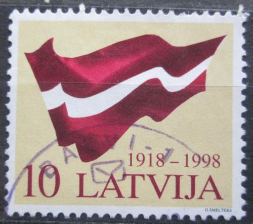 Poštová známka Lotyšsko 1998 Štátna vlajka Mi# 490