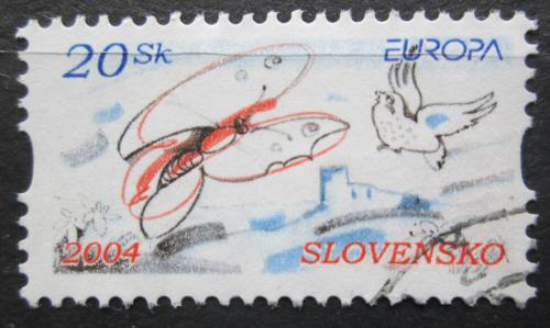 Poštová známka Slovensko 2004 Európa CEPT, prázdniny Mi# 483