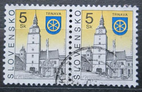 Poštové známky Slovensko 1998 Trnava pár Mi# 320