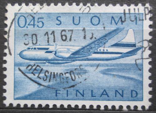 Potov znmka Fnsko 1963 Lietadlo Convair 440 Mi# 563 - zvi obrzok