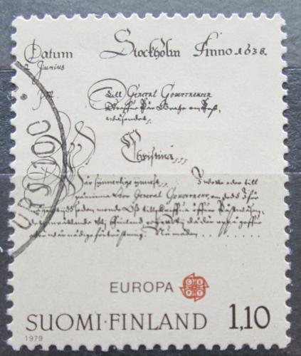 Poštová známka Fínsko 1979 Dopis krá¾ovné Kristiny Mi# 842