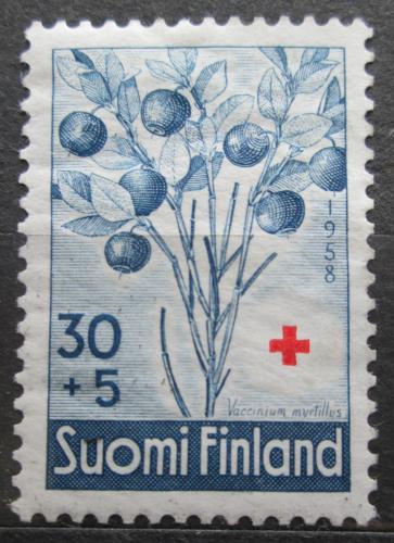 Poštová známka Fínsko 1958 Jaterník podléška Mi# 495