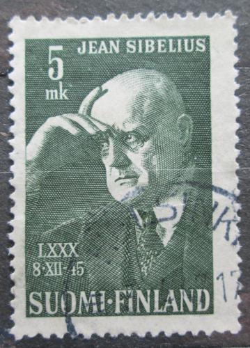 Potov znmka Fnsko 1945 Jean Sibelius, skladatel Mi# 319 - zvi obrzok