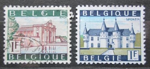 Potov znmky Belgicko 1967 Pamtihodnosti Mi# 1480-81