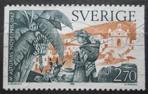 Poštová známka Švédsko 1985 Guatemala Mi# 1366