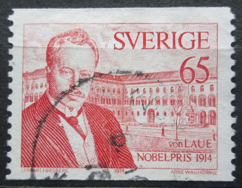 Poštová známka Švédsko 1974 Max von Laue, fyzik Mi# 886
