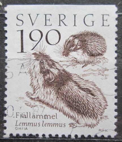 Poštová známka Švédsko 1984 Lumík norský Mi# 1272