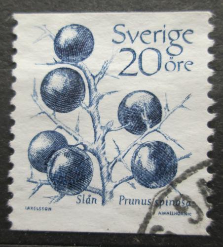 Poštová známka Švédsko 1983 Trnka obecná Mi# 1222