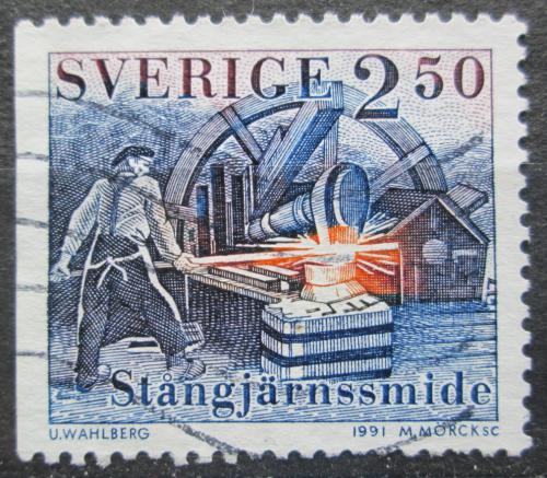 Poštová známka Švédsko 1991 Kováø Mi# 1680